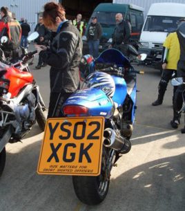 big motorcycle number plate uk 268x305 - Motorbike Number Plates - Everything You Need To Know
