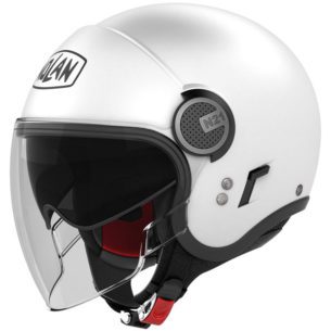 nolan n21 visor classic metal white 305x305 - Best Open Face Motorcycle Helmet