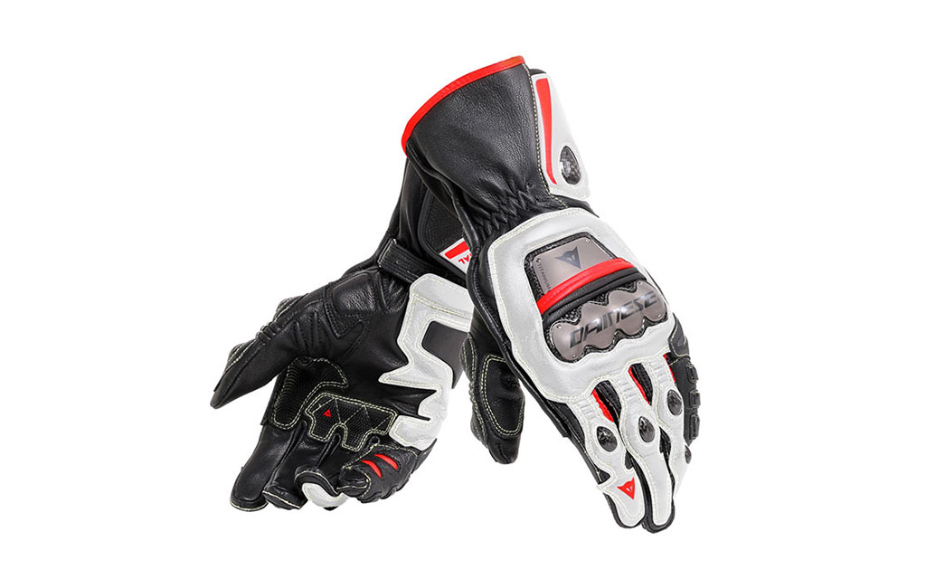 dainese leather gloves full metal 6 black white lava red - The Best Summer Motorcycle Gloves
