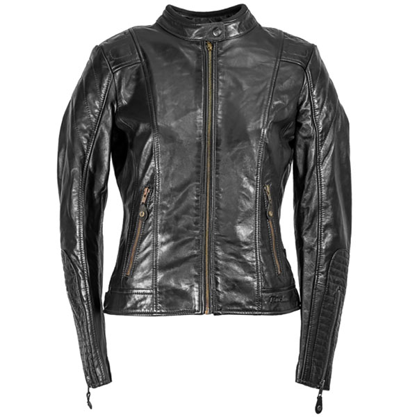 richa ladies lausanne leather jacket black - Ladies Motorcycle Jackets Guide