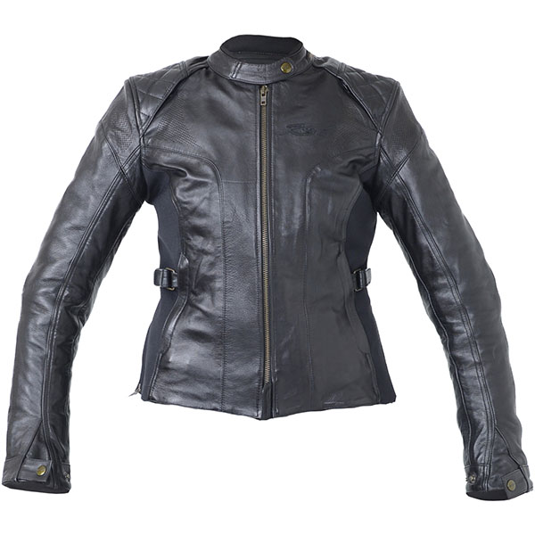 rst ladies kate leather jacket black - Ladies Motorcycle Jackets Guide