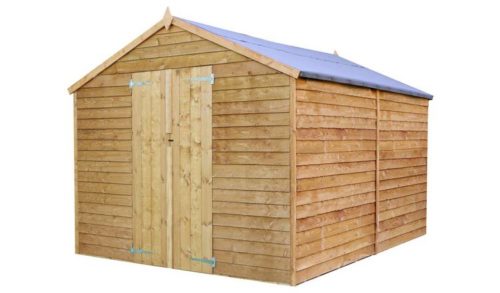 mercia wooden shed fit motorbike 500x293 - The Best Motorcycle Sheds