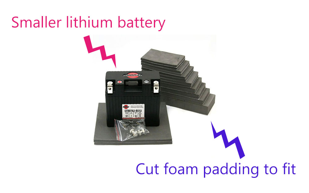 motorcycle battery padding smaller - The Best Lithium Motorcycle Battery Charger