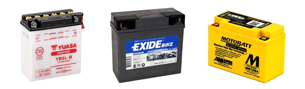 motorcycle battery comparison - Honda Motorcycles Replacement Battery Chart