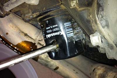 oil filter removal tool screwdriver - Harley Davidson Oil Filter Cross Reference